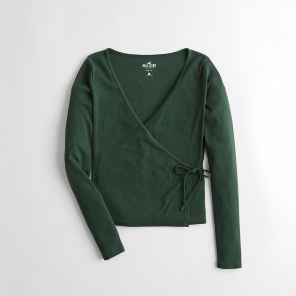 Hollister Wrap-Front Top
